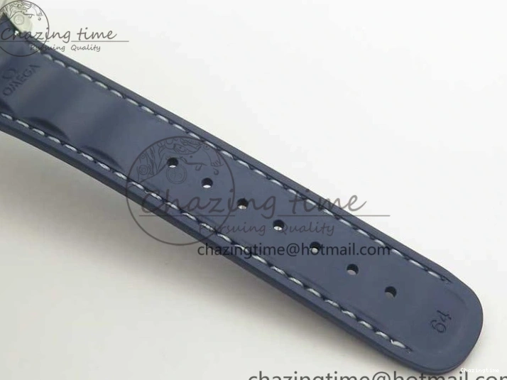 0501 Aqua Terra 150M Master Chronometers VSF 1:1 Best Edition Gray Dial Blue Hand on Blue Rubber Strap A8900 Super Clone HighQuality 8004
